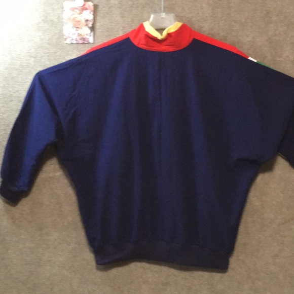 VTG JACKET COLOR BLOCK SILVER THREADS 1X WINDBREAKER - Picture 5 of 11